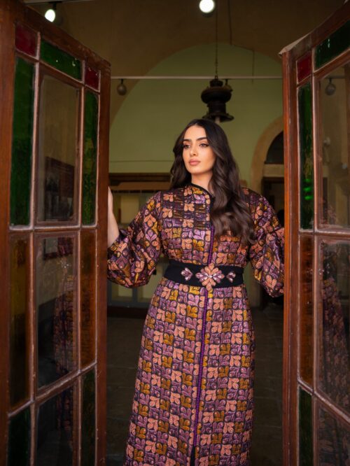 ⁦قفطان بروكار ملكي⁩ - الصورة ⁦4⁩